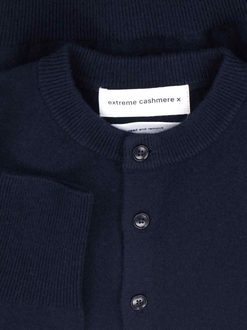 Extreme Cashmere 'N94 Piccolo' Cardigan – Dark Blue