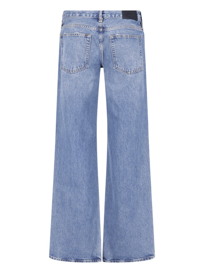 Frame Blue Cotton Denim The Gray Jeans