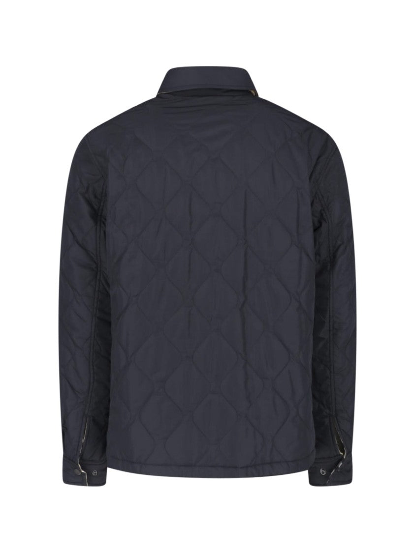 Burberry Reversible Quilted Jacket With Diamond-Stitched Design