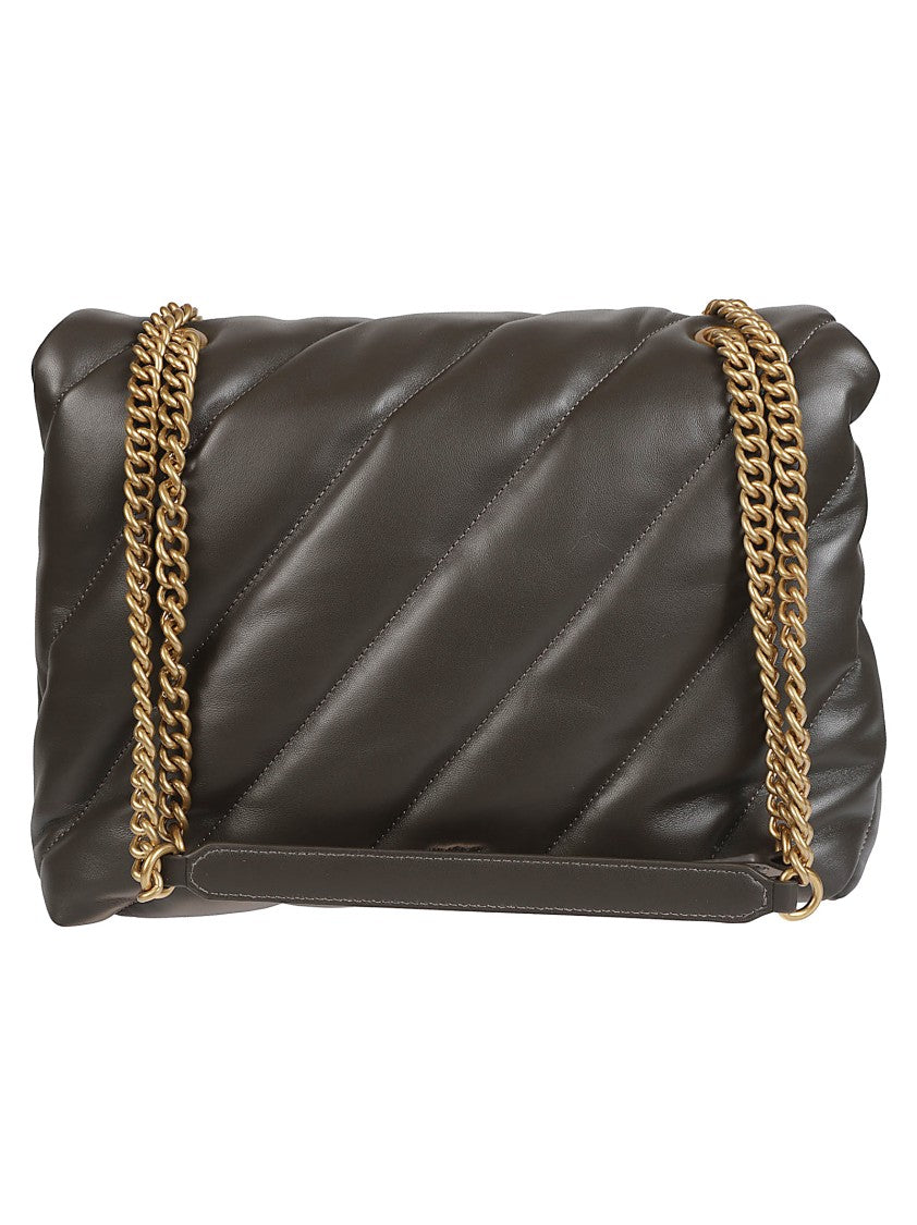 Pinko Love Big Puff Sheepskin Shoulder Bag