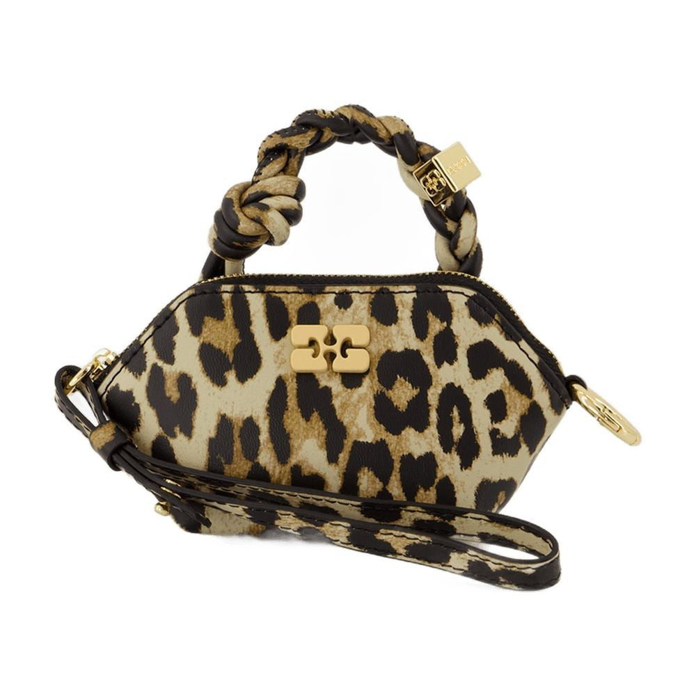 Ganni Bou Nano Crossbody - Leather - Leopard