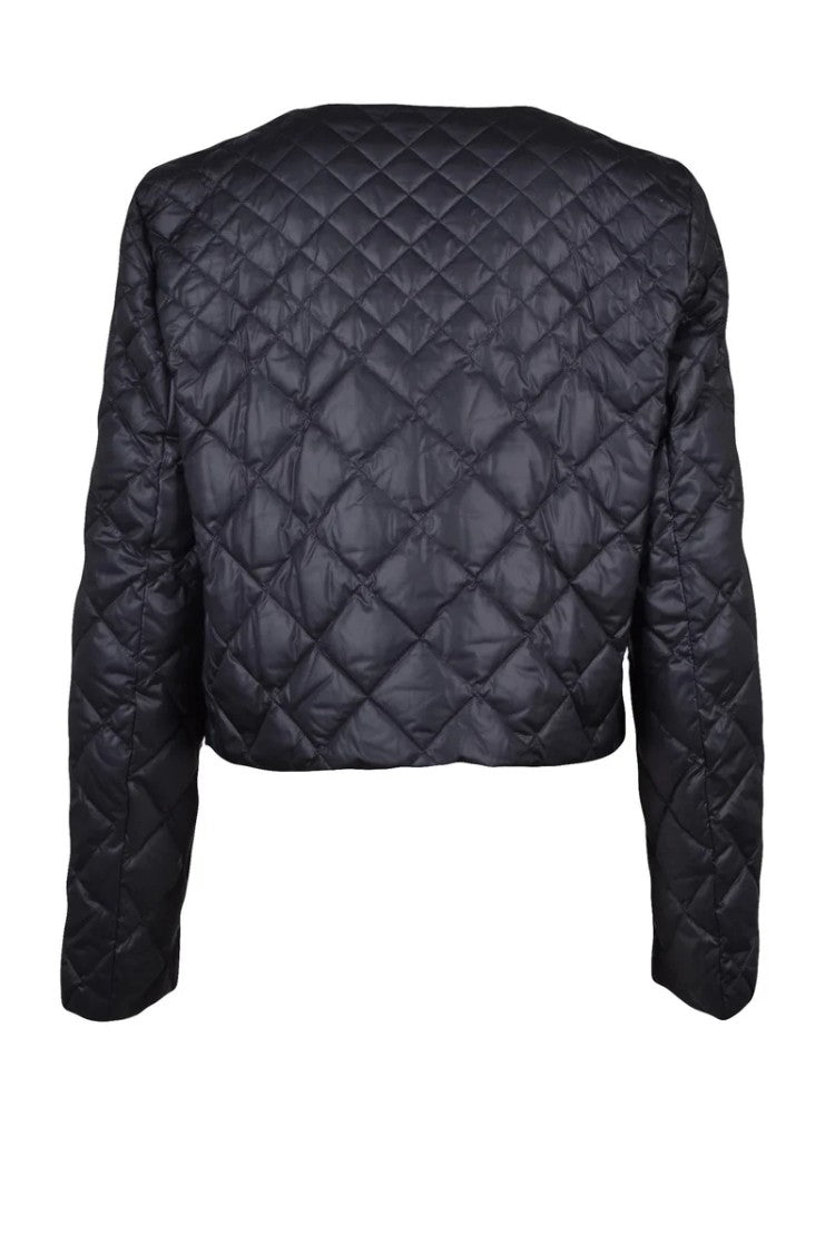 Patrizia Pepe Quilted Jacket - Black