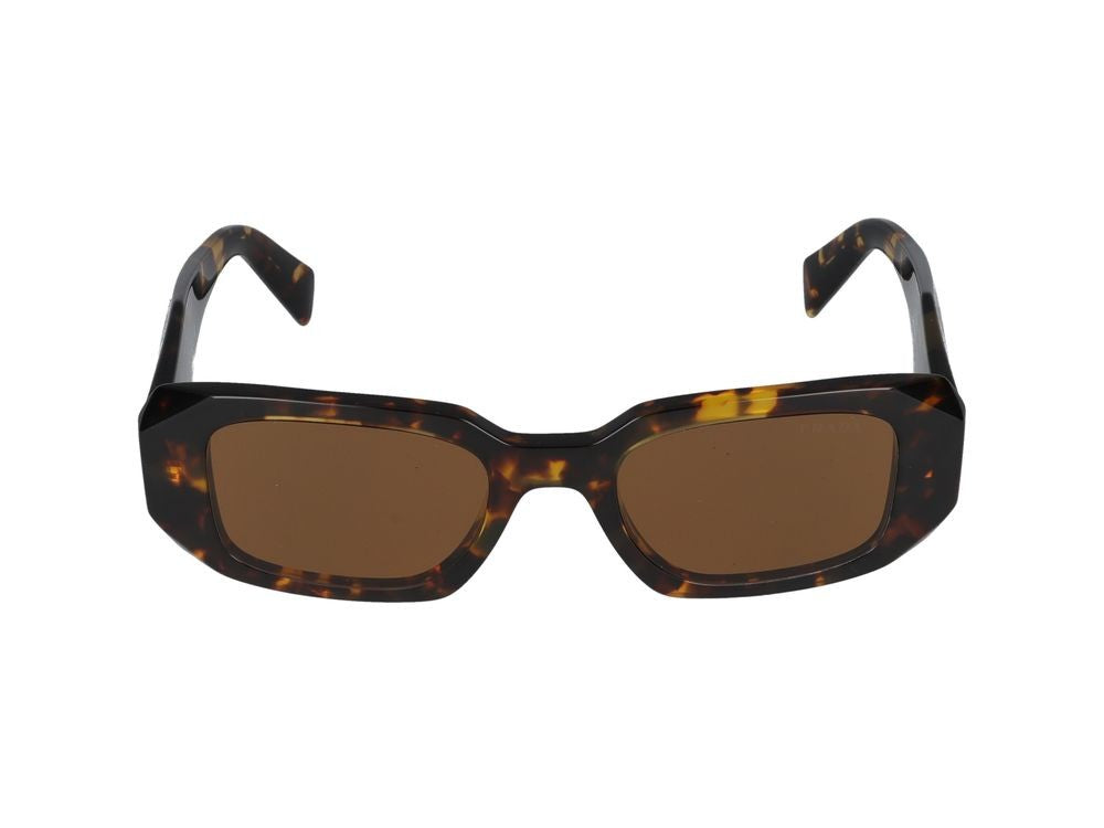 Prada Tortoiseshell Oversized Square Acetate Sunglasses