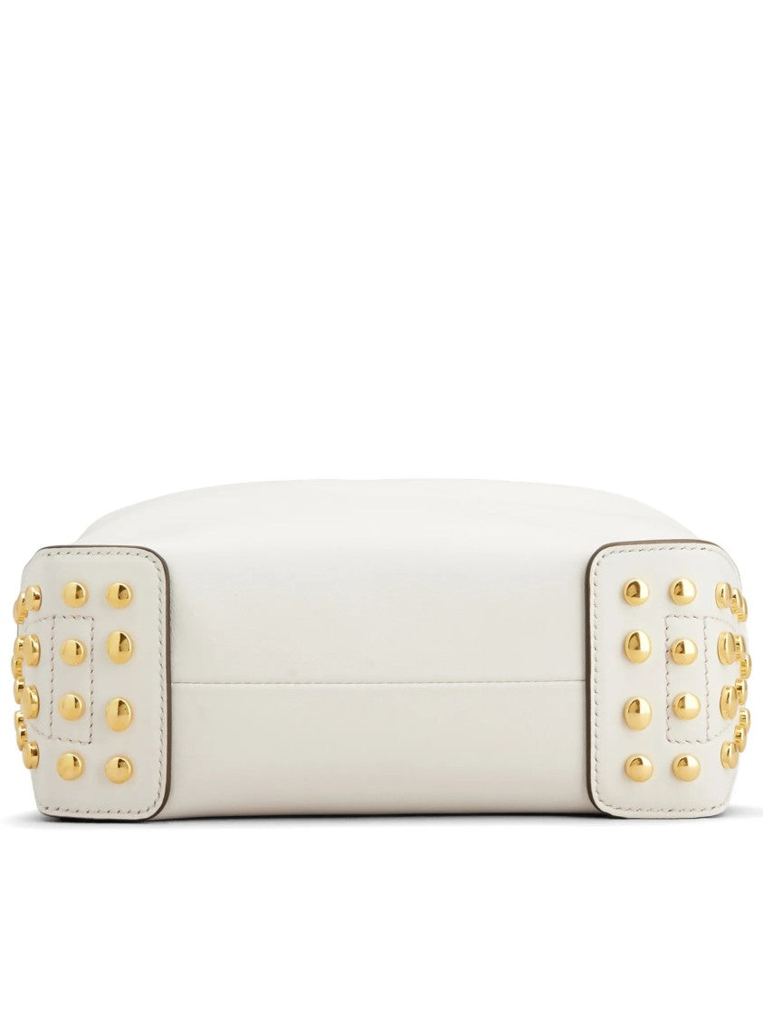 Tod's Structured Smooth Curved Shoulder Bag