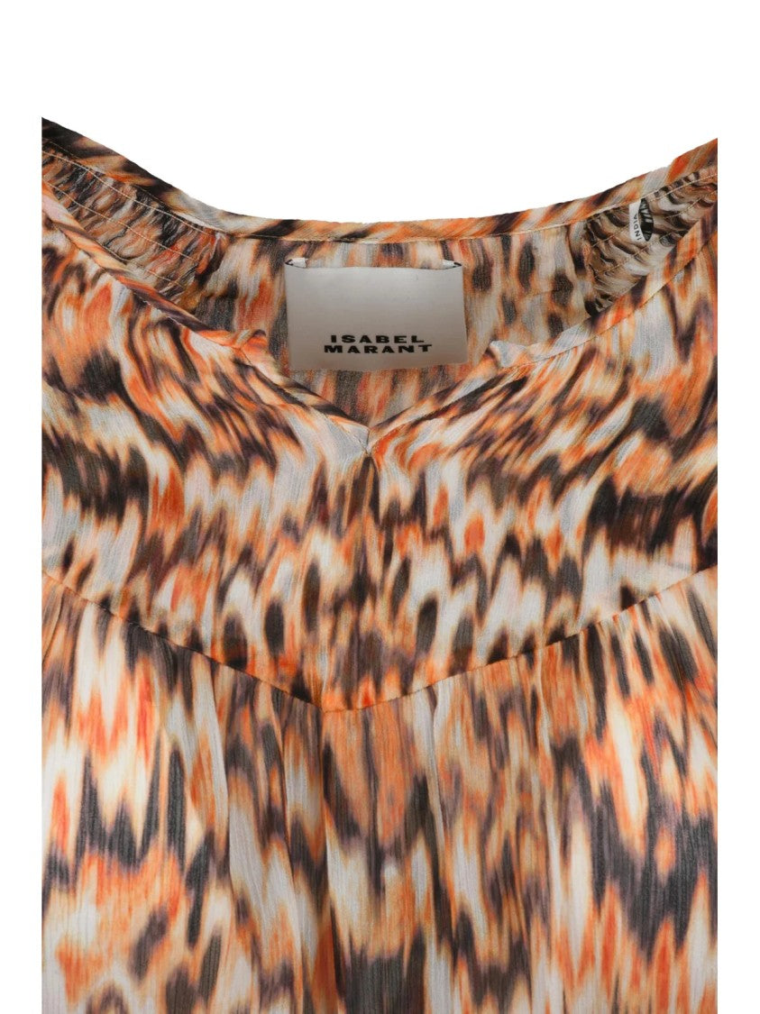Isabel Marant Odelia Dress - Orange