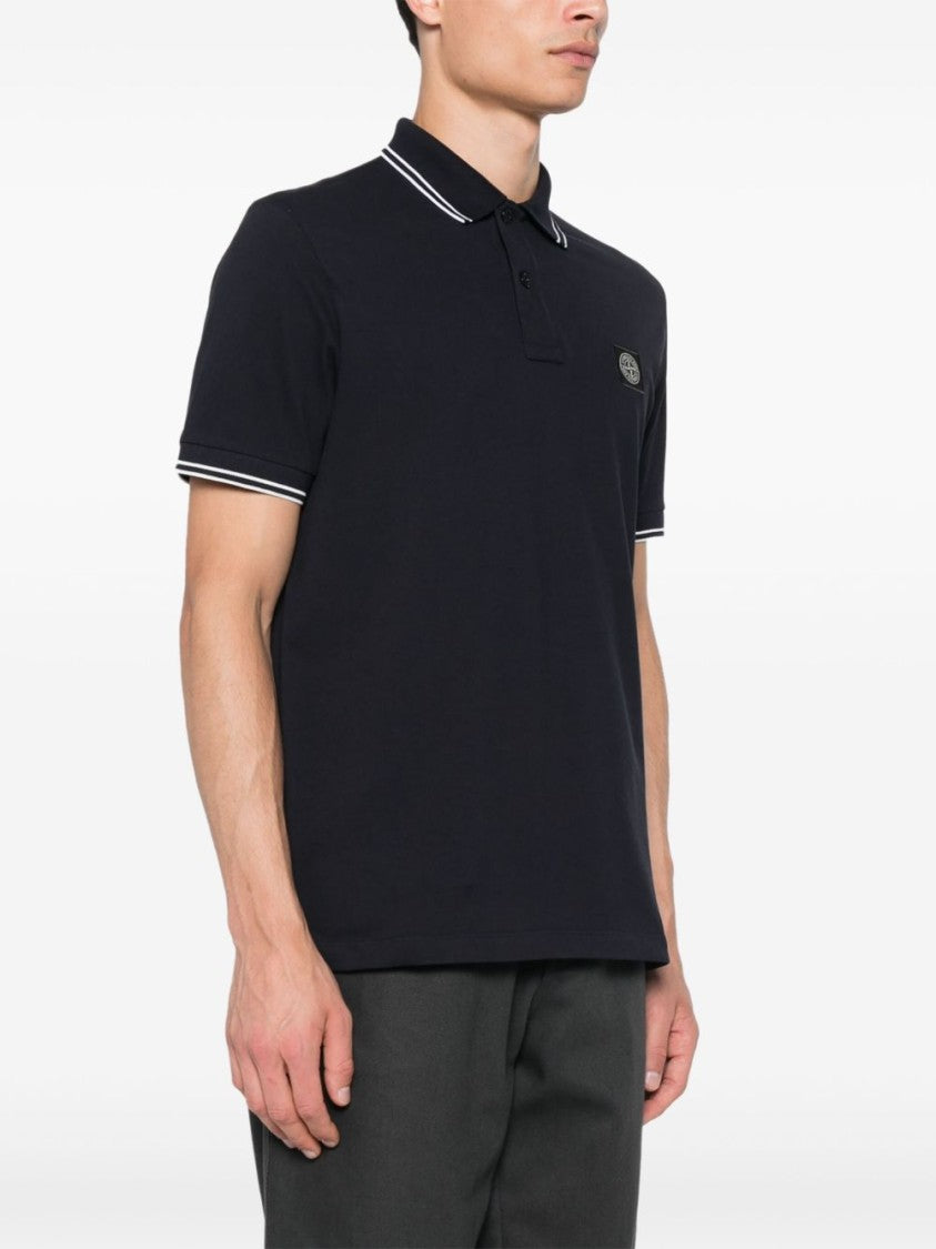 Stone Island Classic Polo Shirt With Iconic Logo