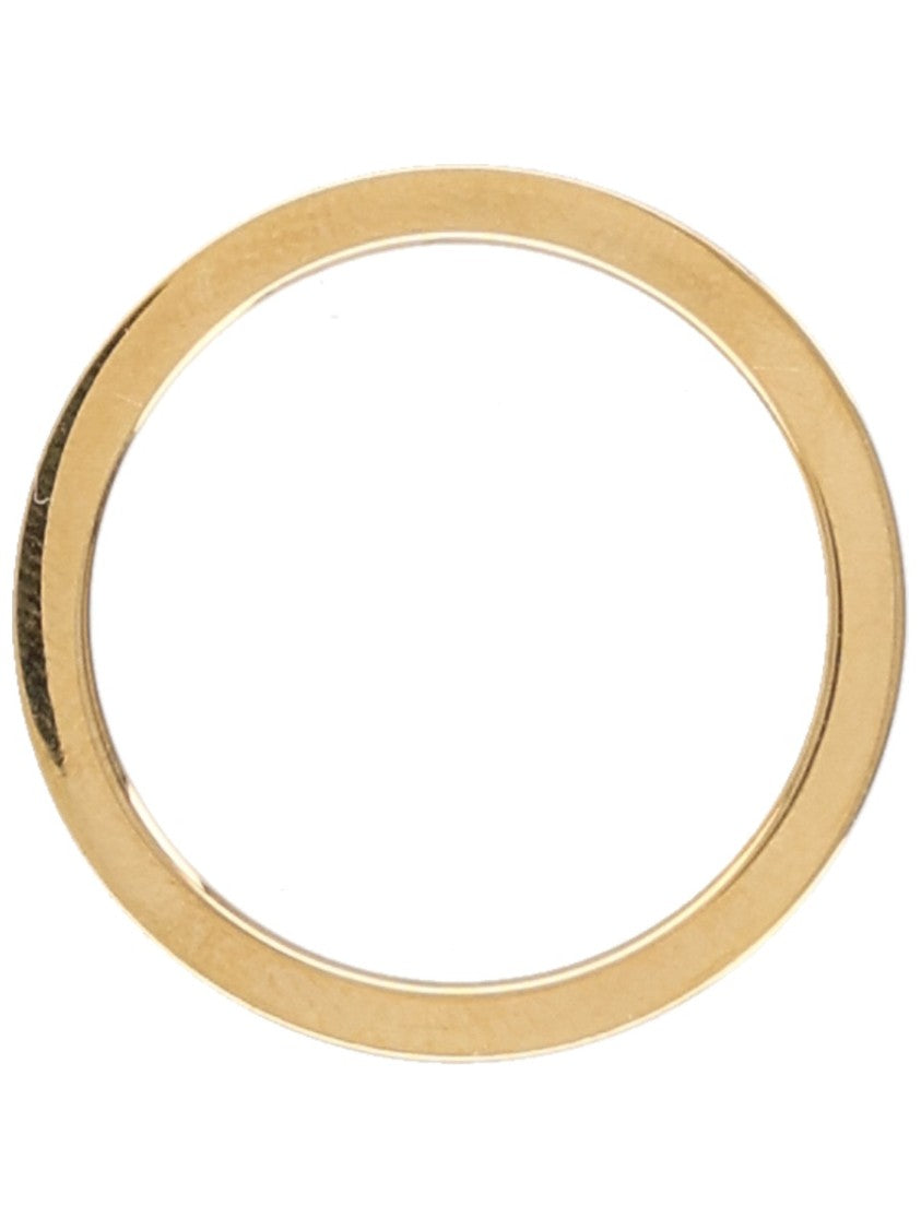 Maison Margiela Gold Polished Flat Profile Ring