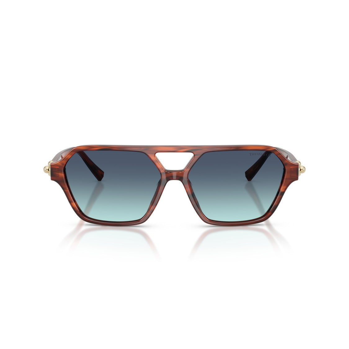 Tiffany & Co. 0Tf4264u Geometric Tortoiseshell Sunglasses