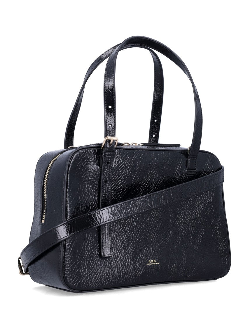 A.P.C. Virginie Patent Leather Bag