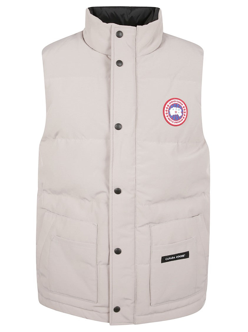 Canada Goose Sleeveless Insulated Jacket With Classic Logo Patch