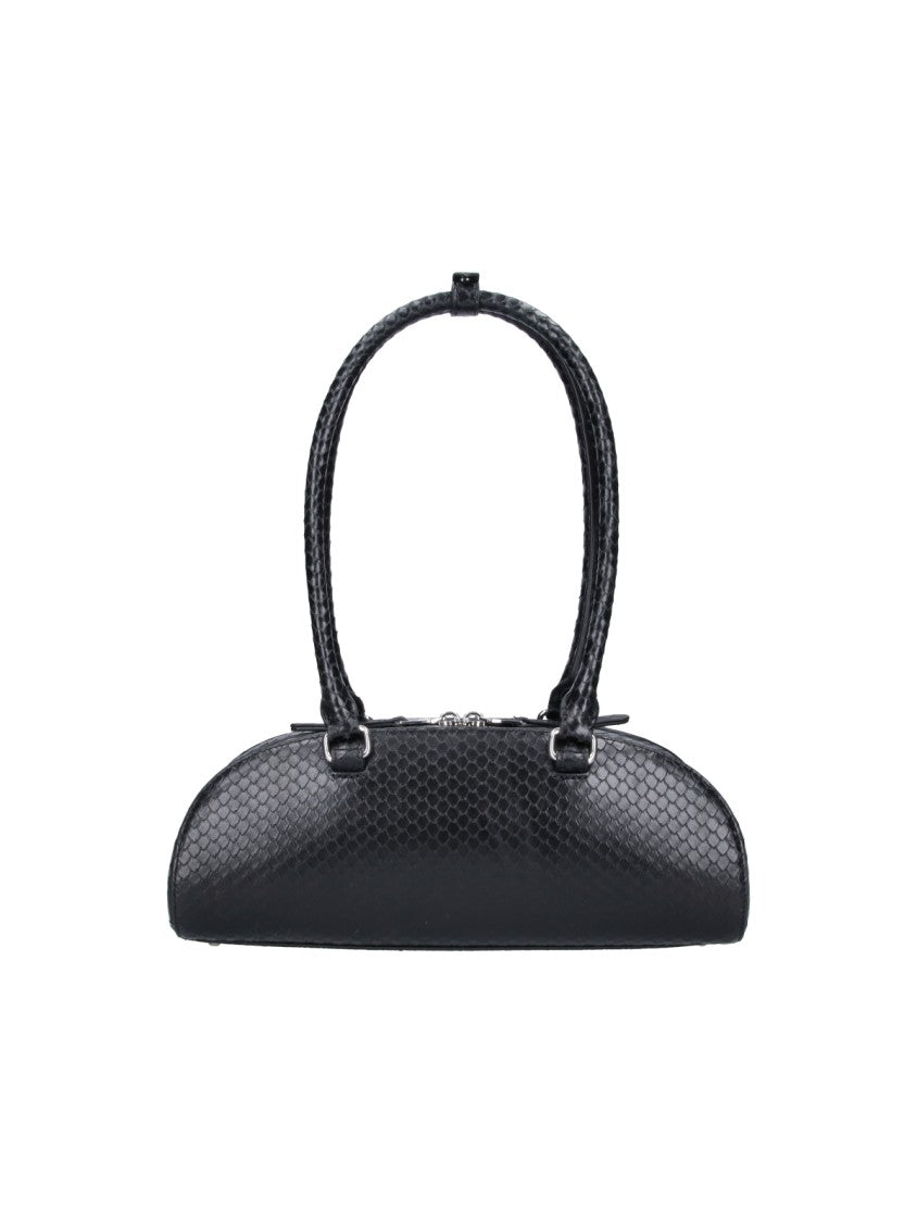 Diesel Black 1Dr Dome Snake Motif Bag
