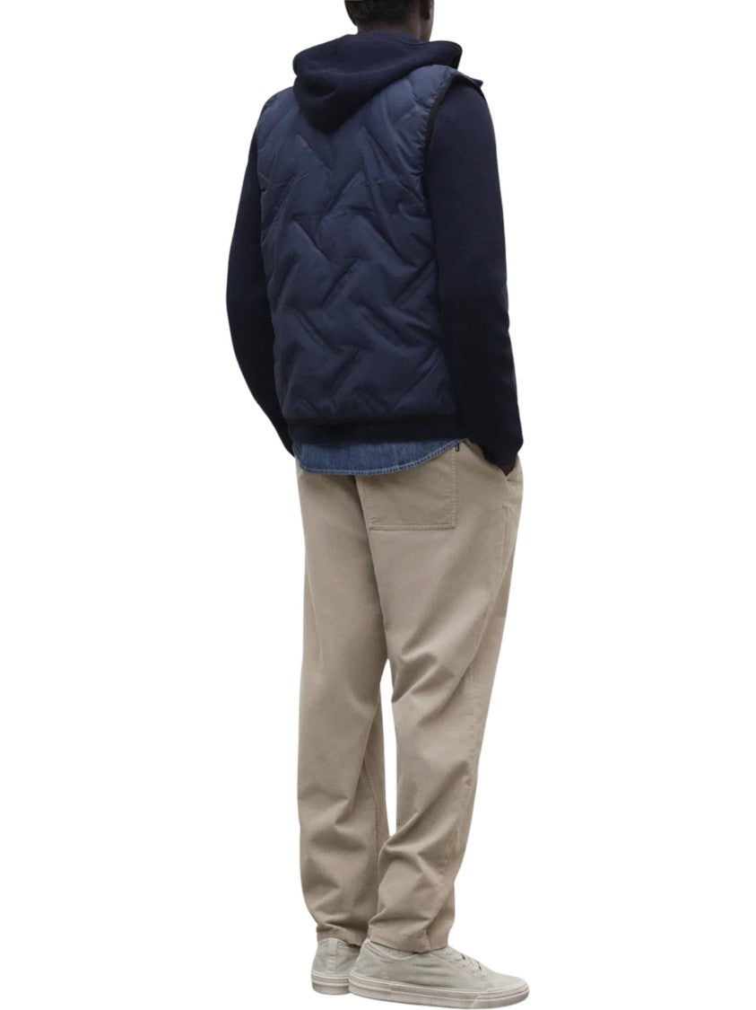Ecoalf Santoño High Collar Chevron Gilet