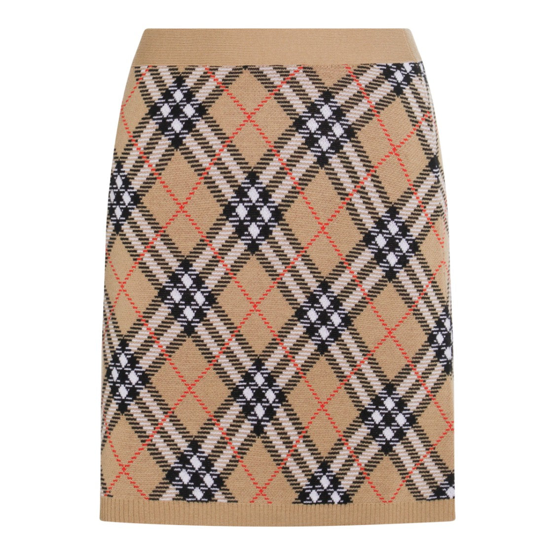 Burberry Beige Wool Skirt