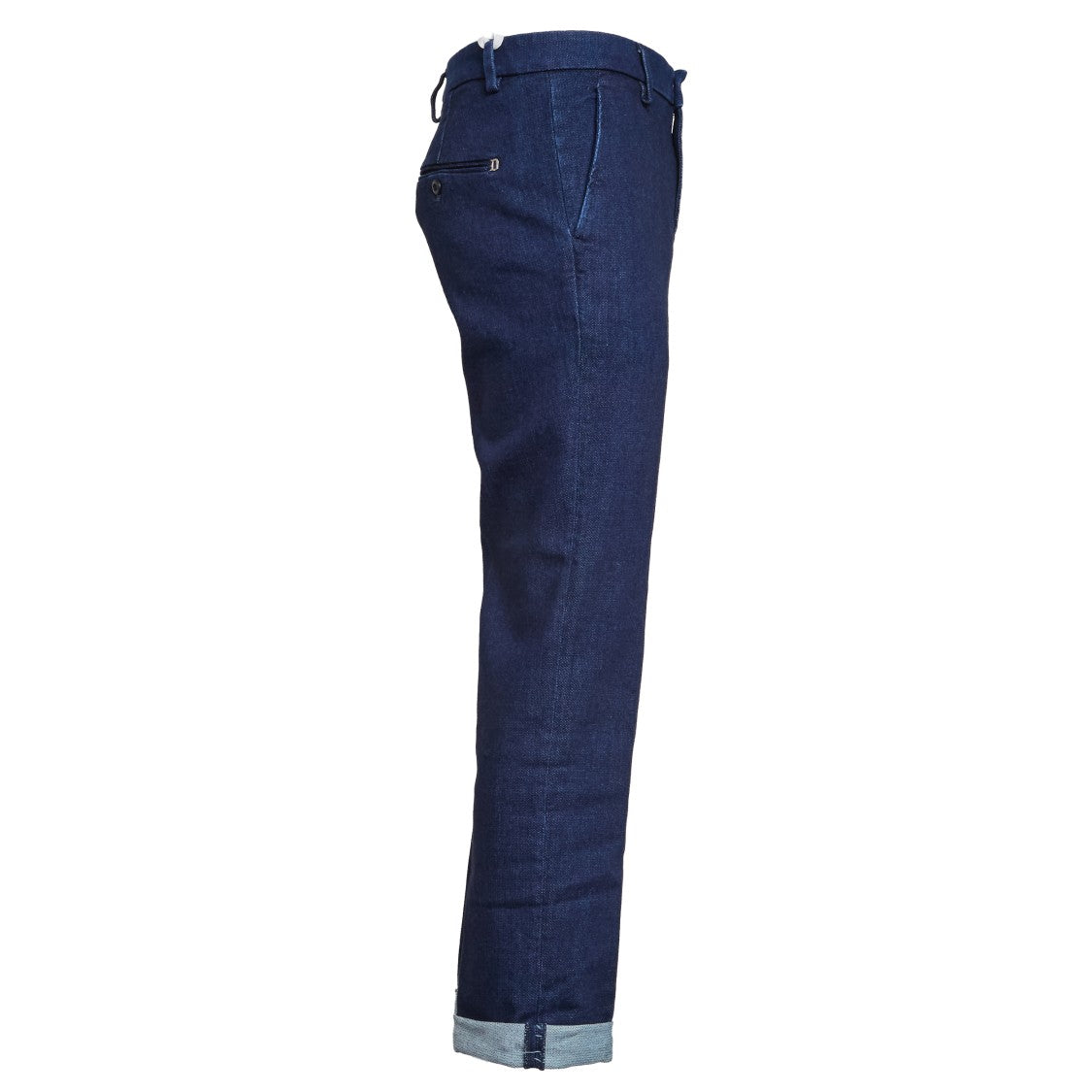 Dondup Relaxed Fit Blue Pants With Minimalist Design