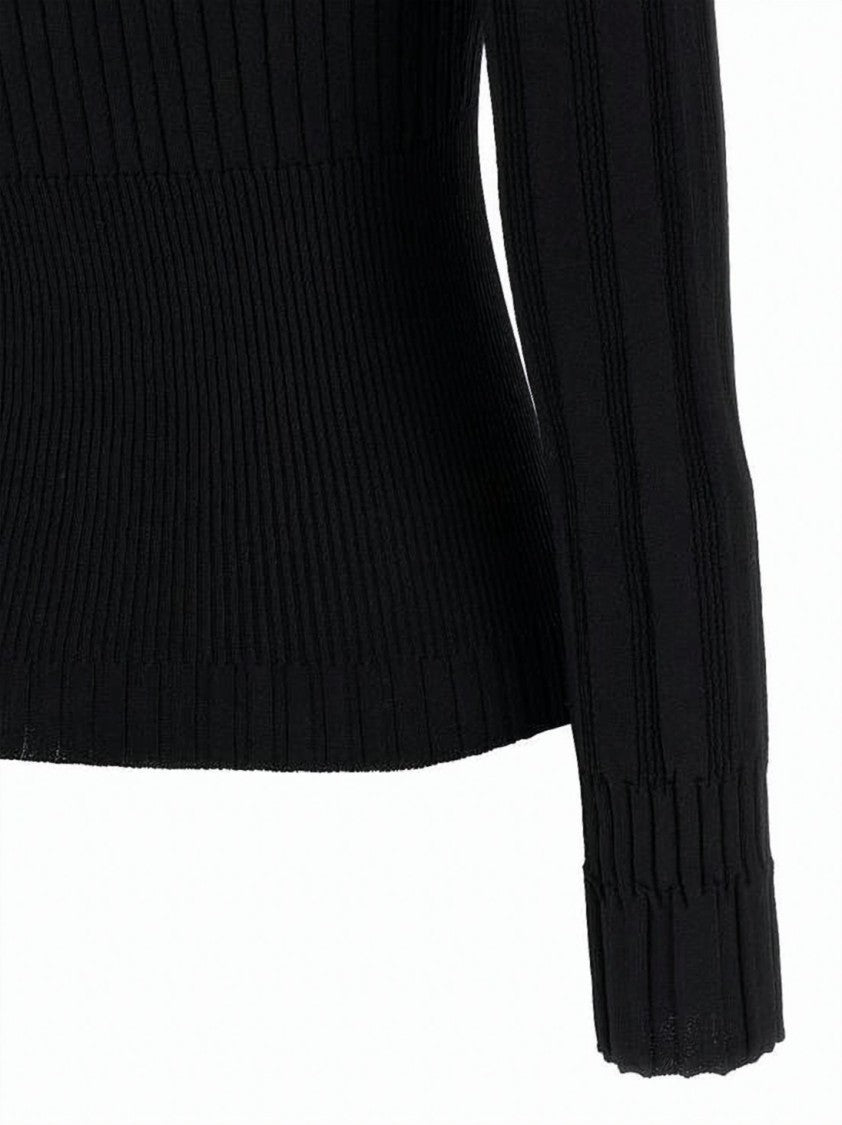 Balmain Fitted Ribbed Knit Cardigan