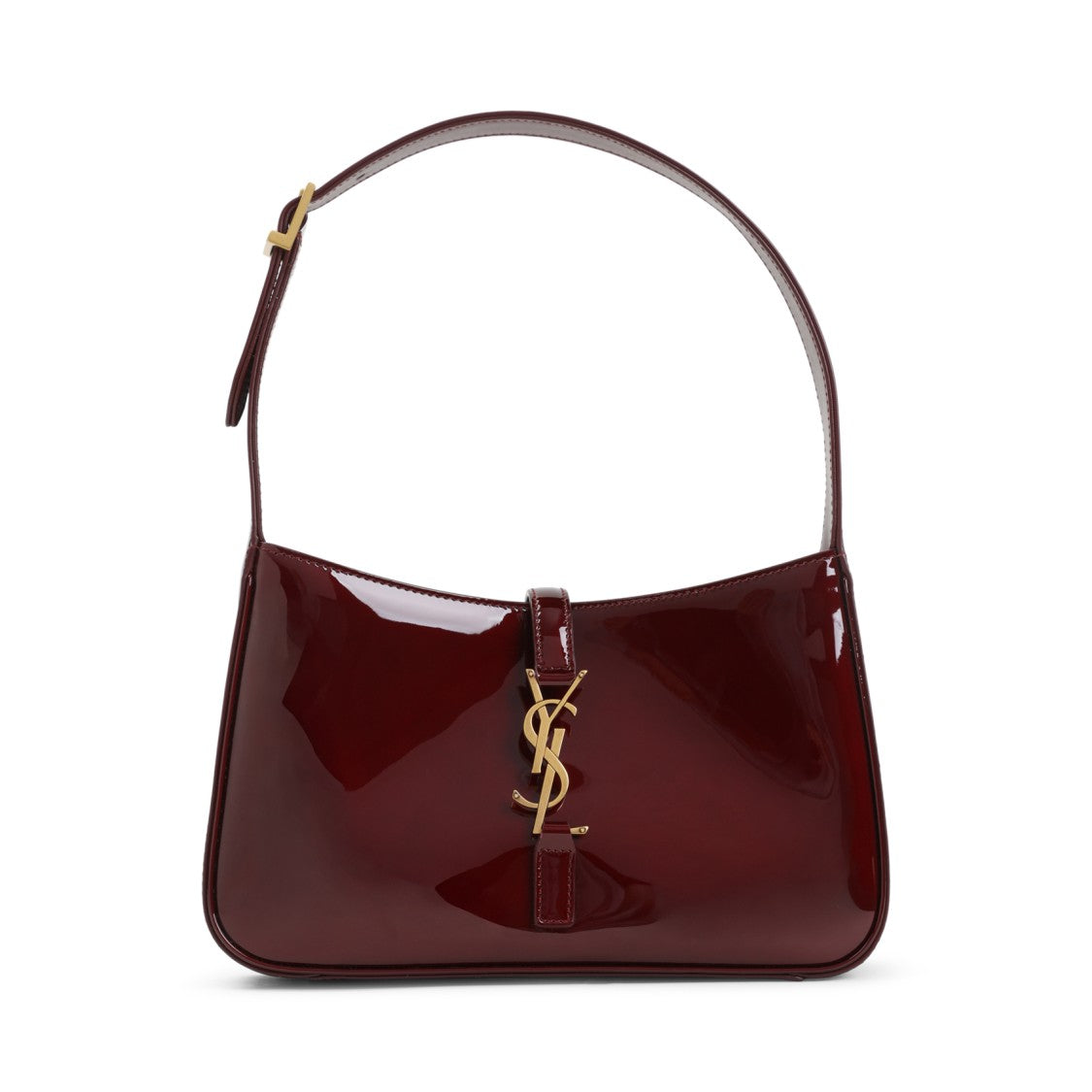 Saint Laurent Shoulder Bag In Red Patent Leather