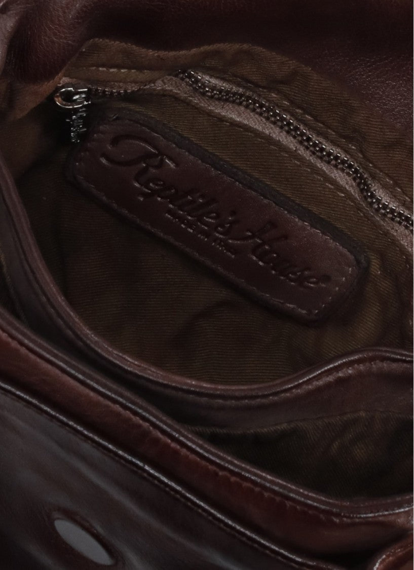Reptile's House Deep Red Reptile's House Shoulder Bag