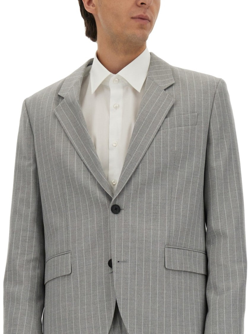 Hugo Slim Fit Suit With Striped Pattern