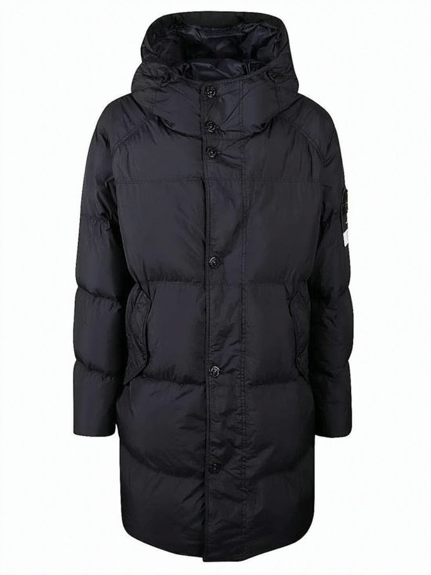 Stone Island Quilted Hooded Down Jacket