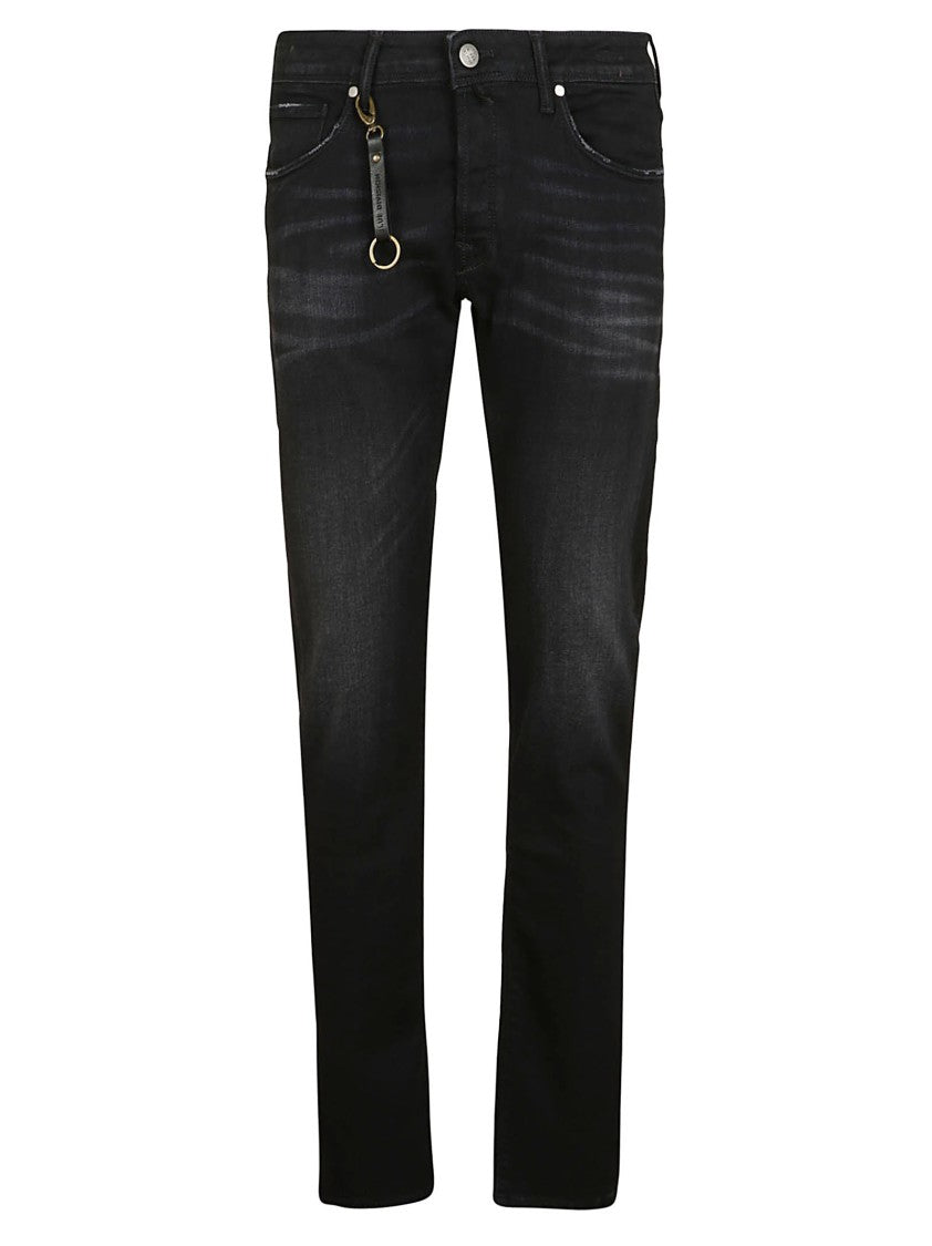 Incotex 5P Comfort  Slim Fit Black Stretch Denim Jeans