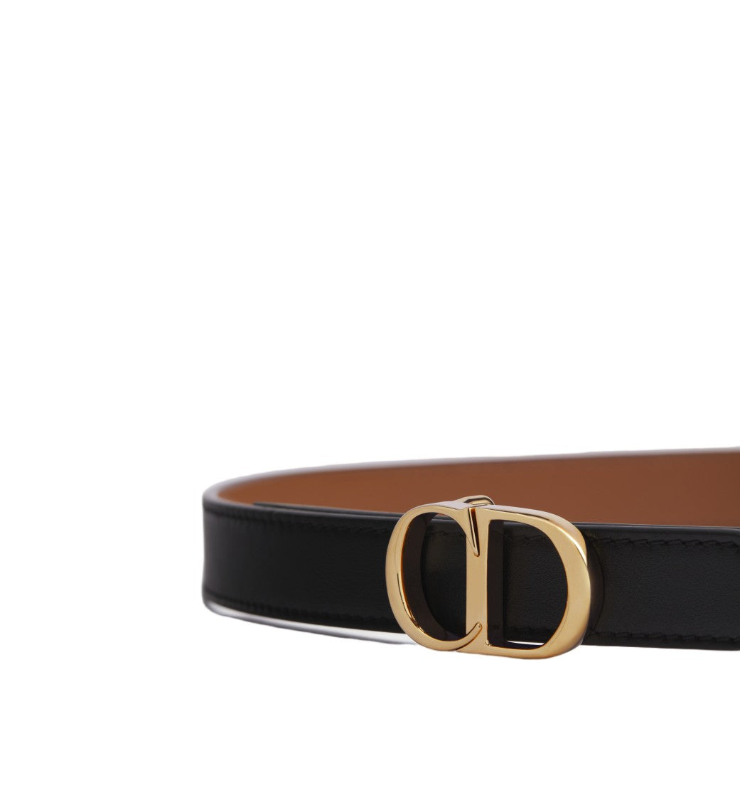 Christian Dior Signature Leather Cd Buckle Belt