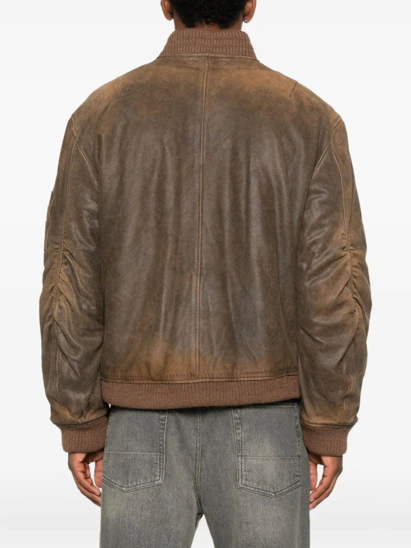 Golden Goose Zip-Fastening Leather Jacket