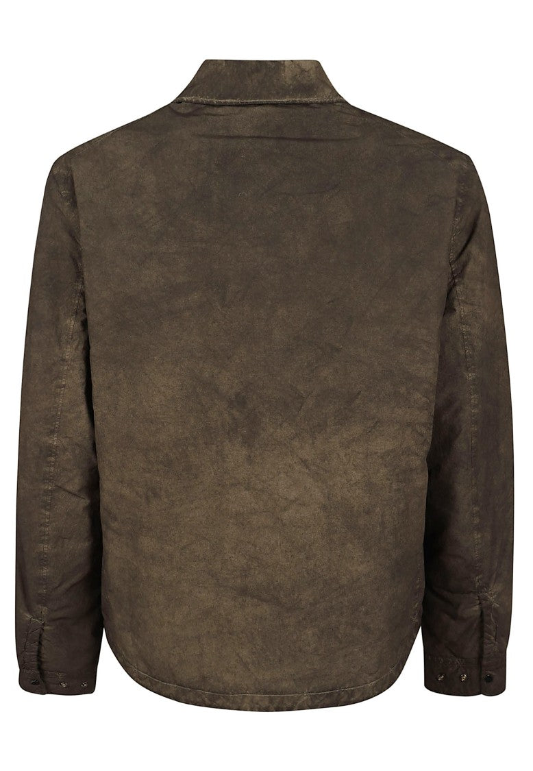 C.P. Company Flatt Nylon Padded Full-Zip Overshirt