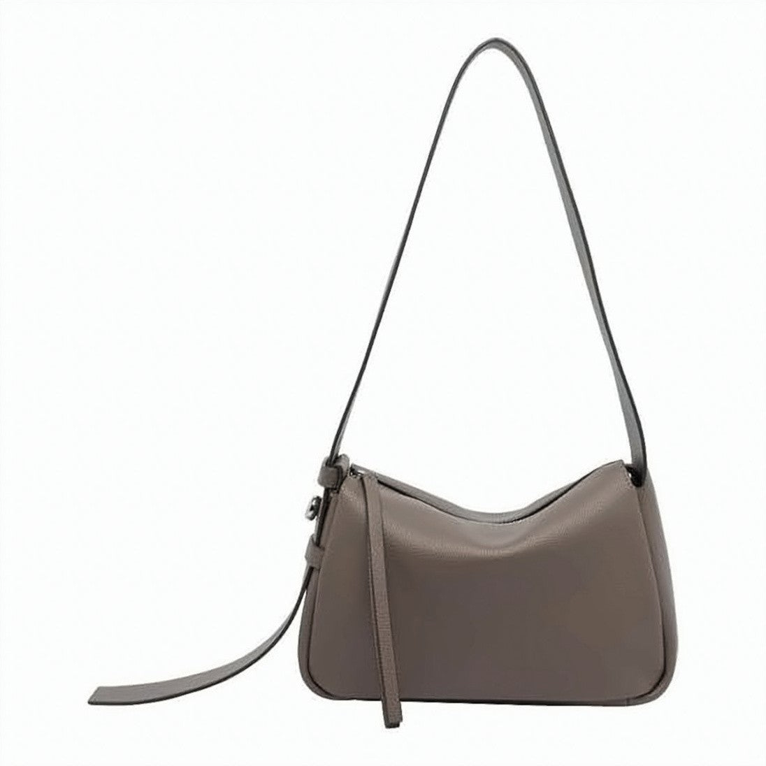 Tory Burch Brown Structured Rectangular Cowhide Shoulder Bag