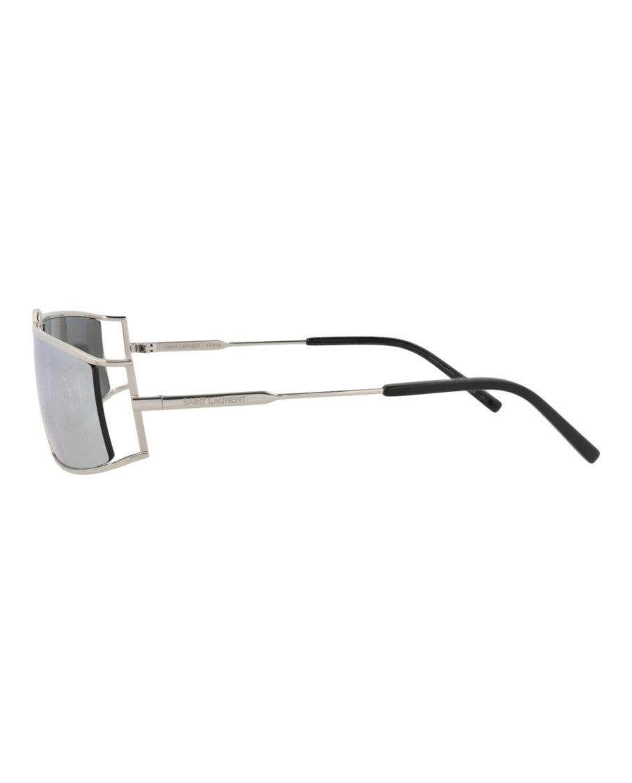Saint Laurent Square-Frame Metal Sunglasses