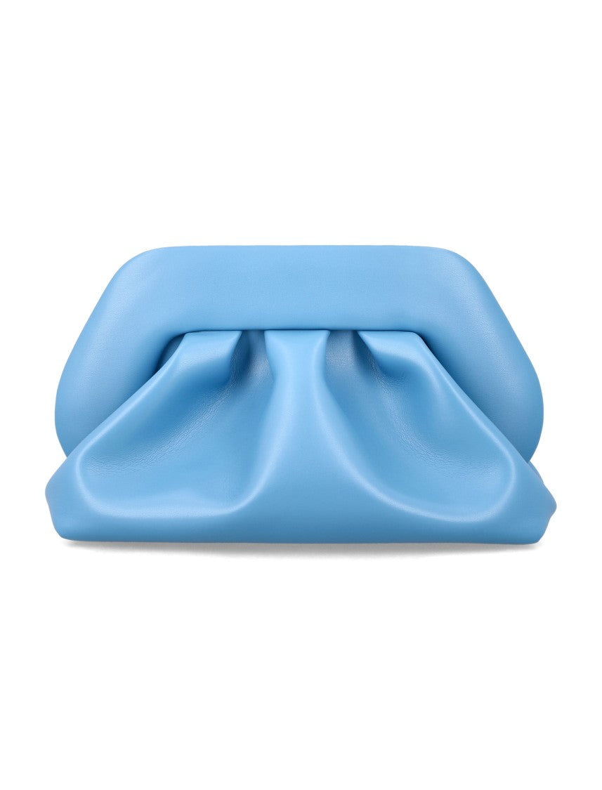 Themoirè Sculptural Medium Clutch With Removable Strap