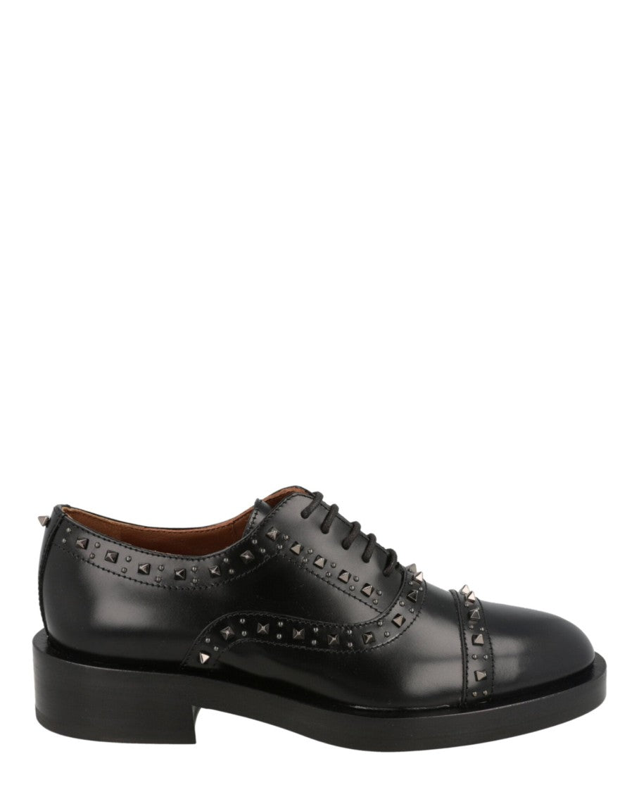 Valentino Gentleglam Studded Wingtip Oxfords