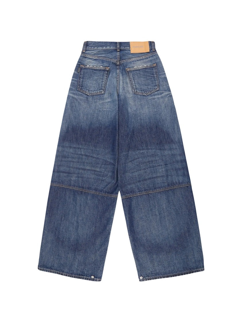 Haikure Wide-Leg Panelled Denim Jeans