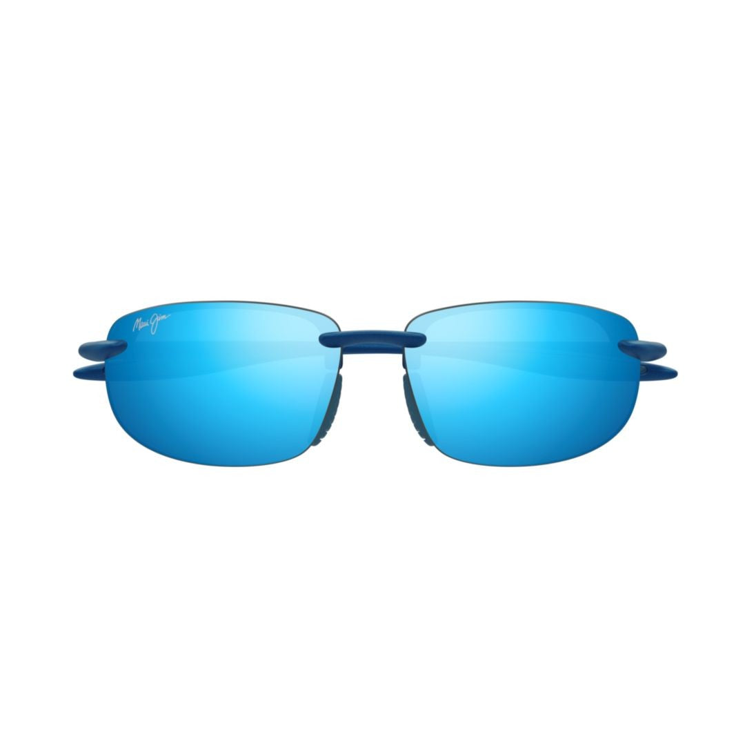 Maui Jim Hookipa Ultra Af Rimless Blue Mirrored Sunglasses