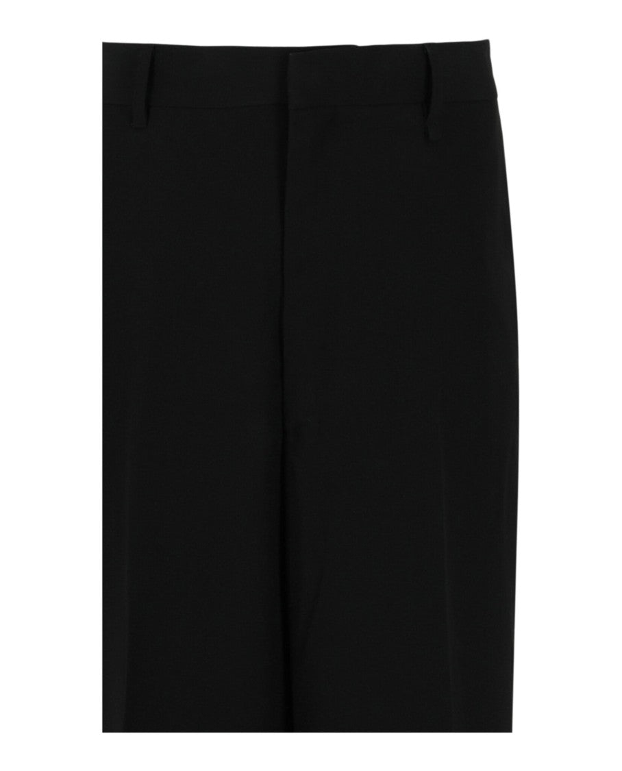 Givenchy Extra Wide-Leg Wool Trousers