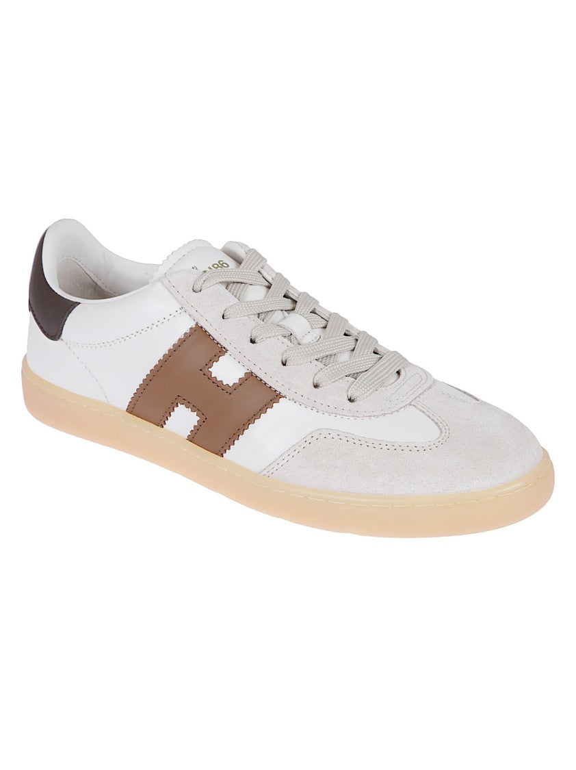 Hogan Butter Suede Low-Top Sneakers With Memory Foam Comfort