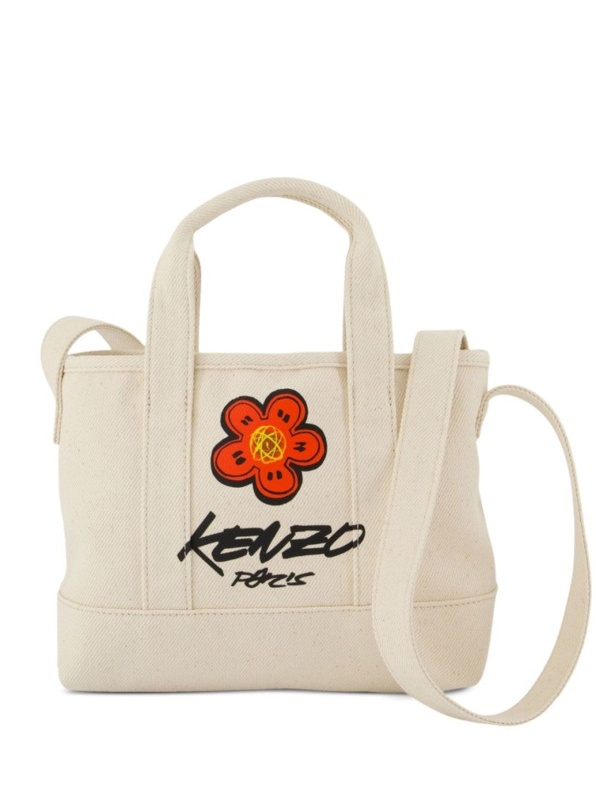 Kenzo Small Rectangular Cotton Tote Bag