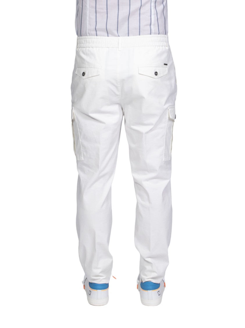 Peserico White Flap Pocket Cargo Pants