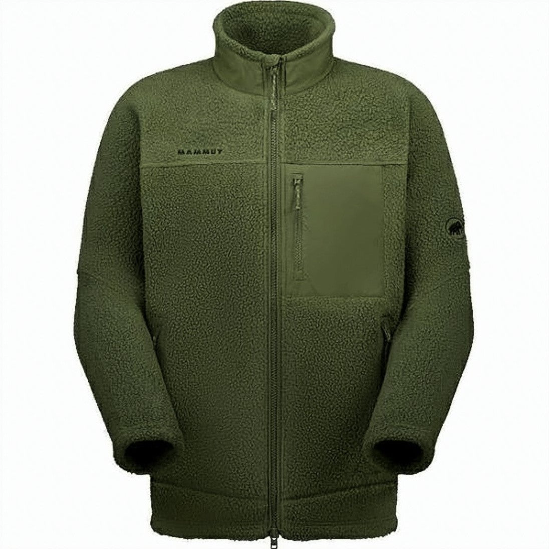 Mammut Textured Fleece Jacket With High Collar