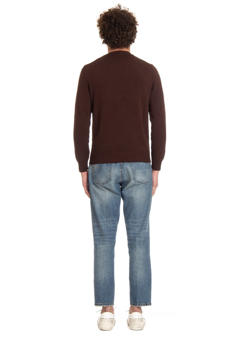 Drumohr Cotton Fine 5 Crewneck Sweater