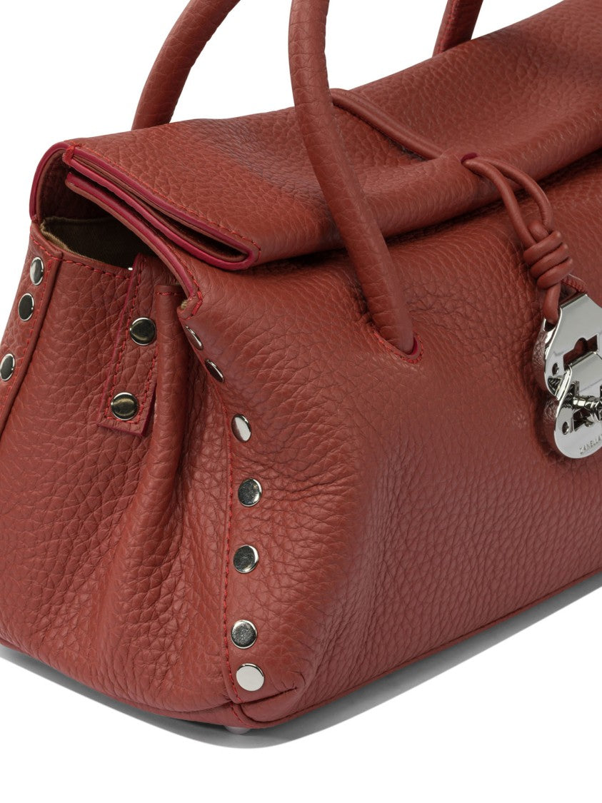 Zanellato Compact Structured Grained Leather Handbag