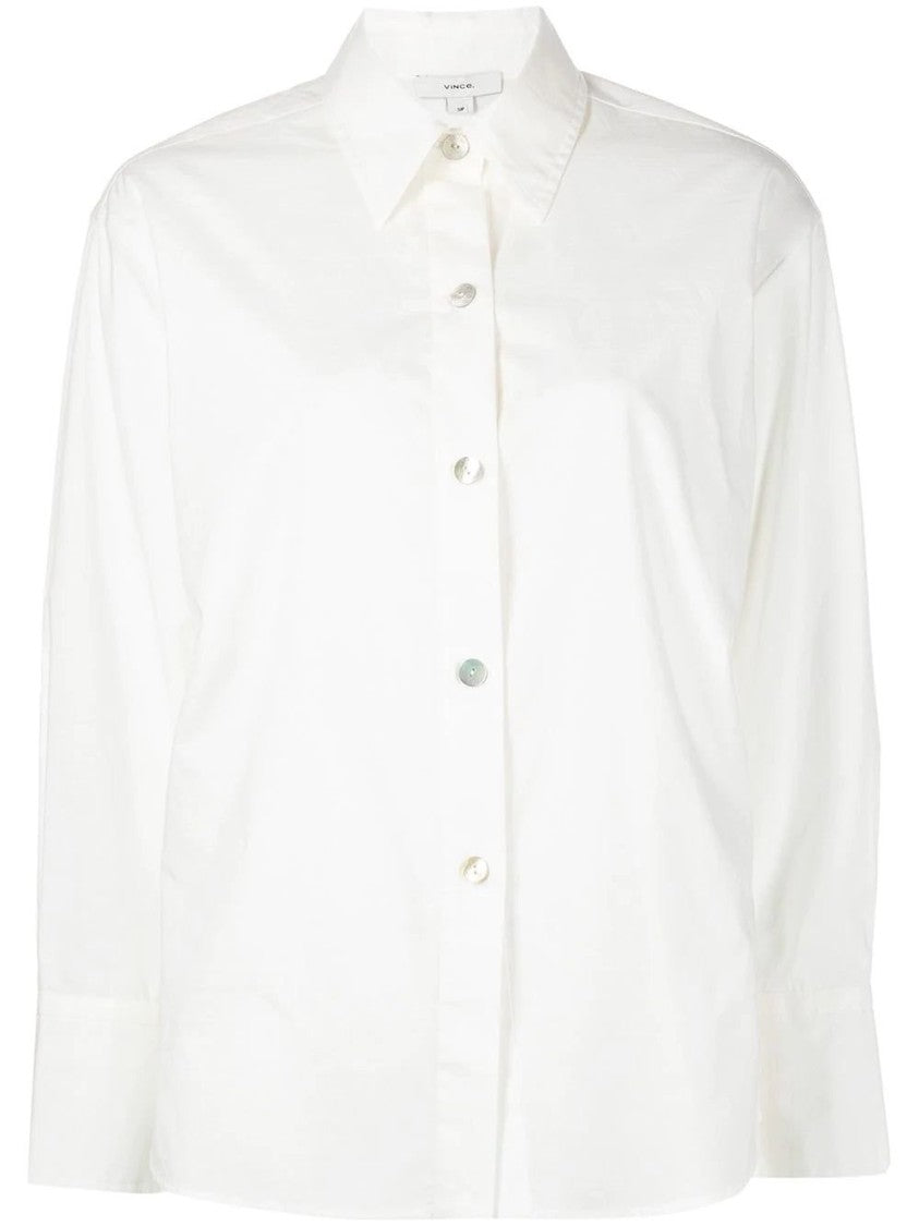 Vince Tie Back Long Sleeve Shirt