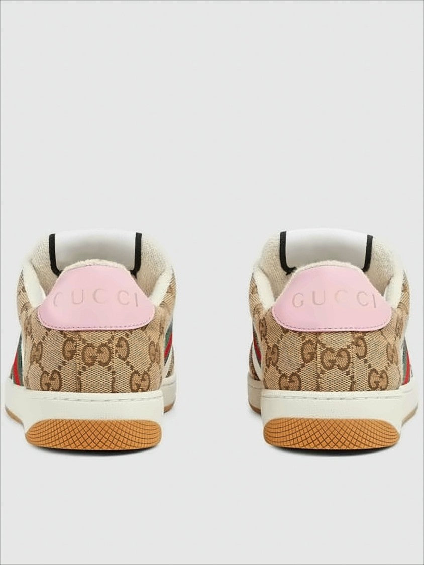 Gucci Signature Monogram Low-Top Sneakers
