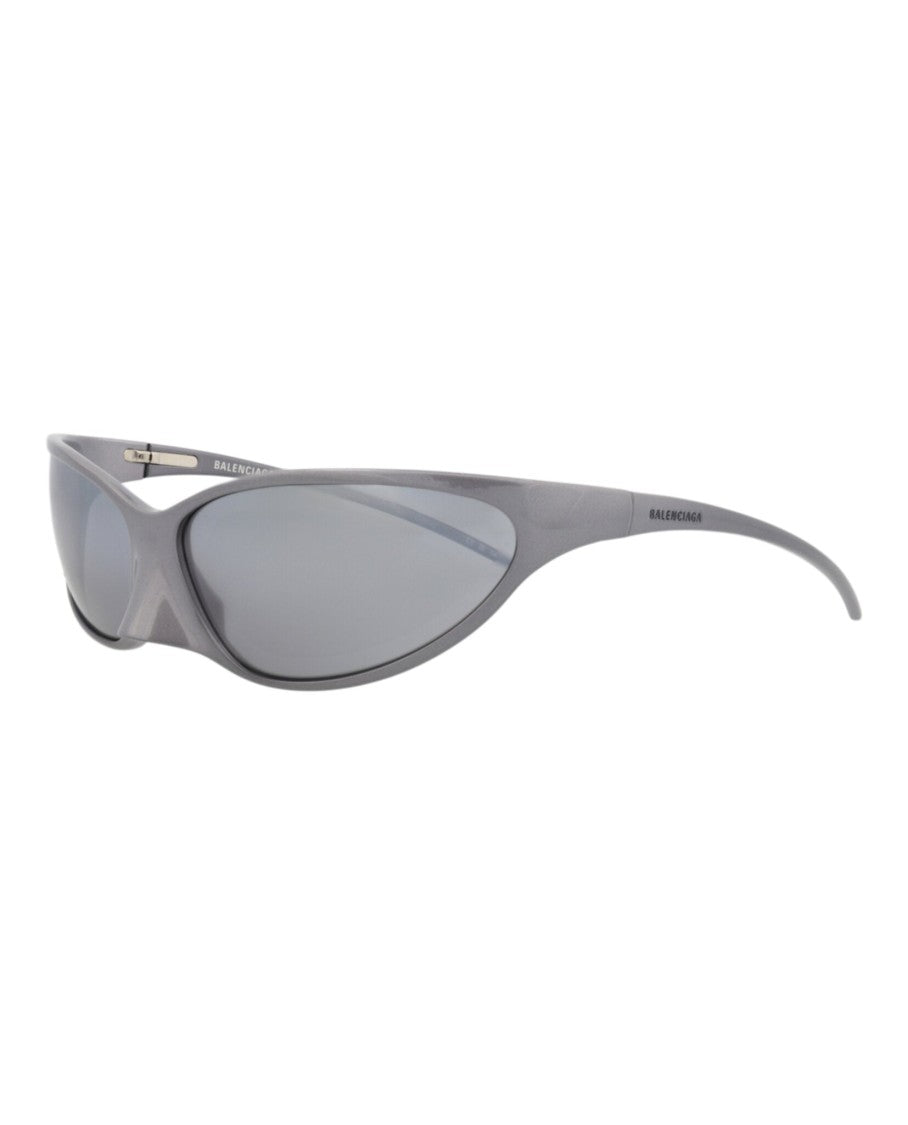 Balenciaga Shield-Frame Alluminium Sunglasses