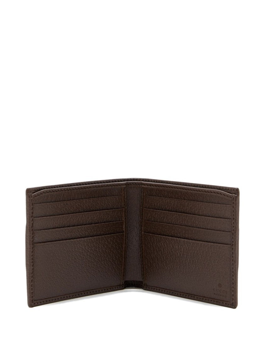Gucci Beige Interlocking Gg Canvas Web Stripe Wallet
