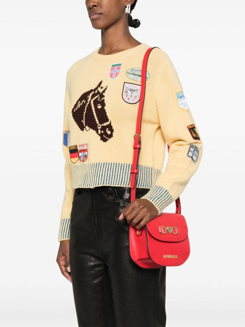 Love Moschino Red Shoulder Bag