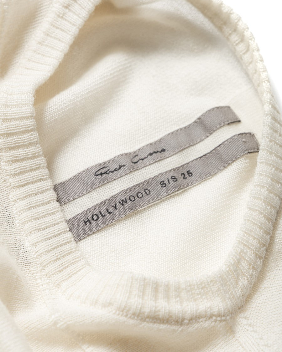 Rick Owens Dinge Lightweight Cashmere Round Neck Sweater