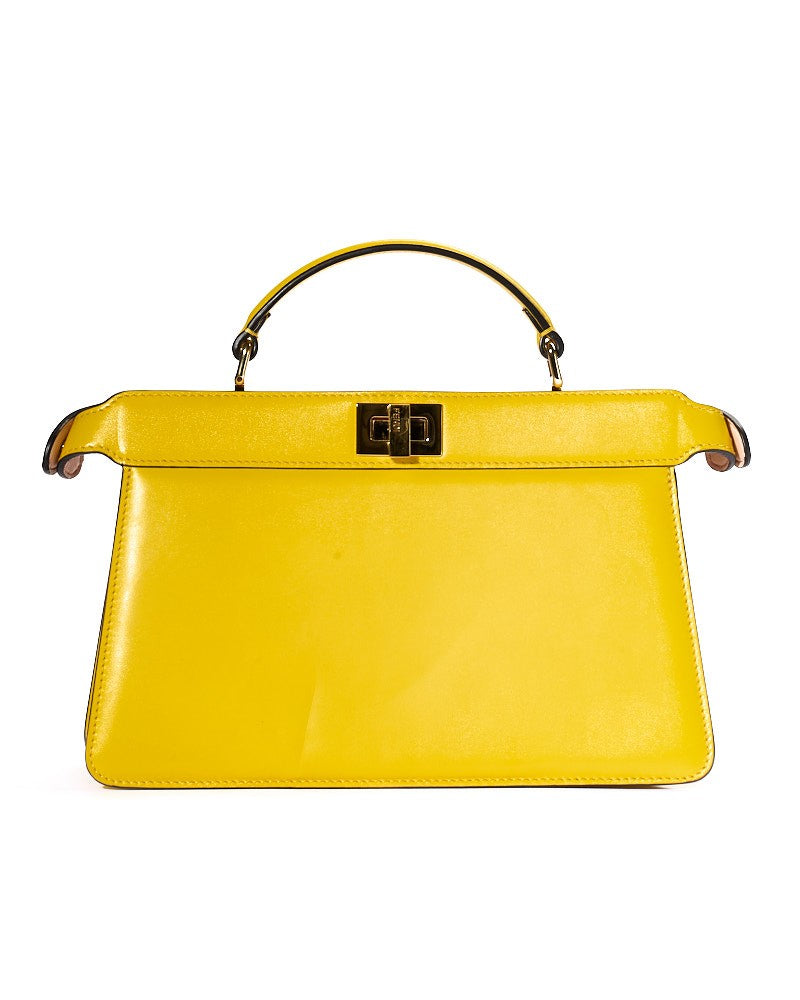 Fendi Pekaboo Iseeu East-West Small Yellow