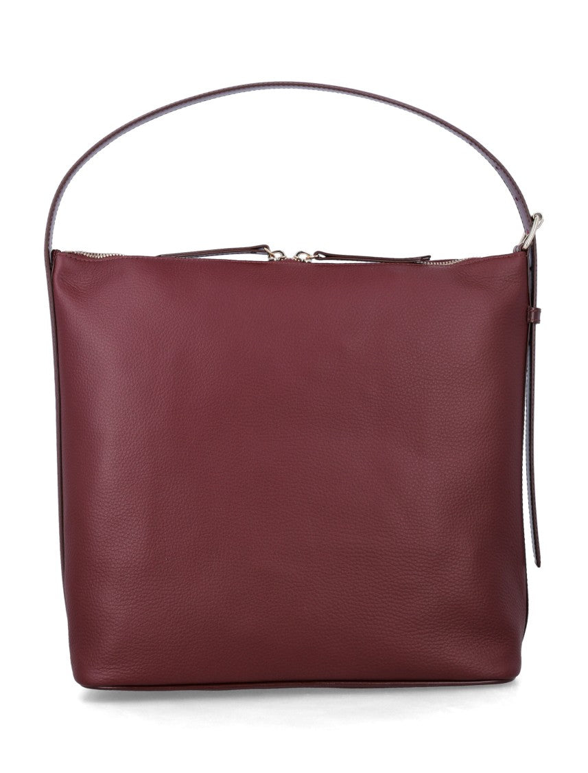 A.P.C. Structured Handbag With Smooth Pebbled Texture