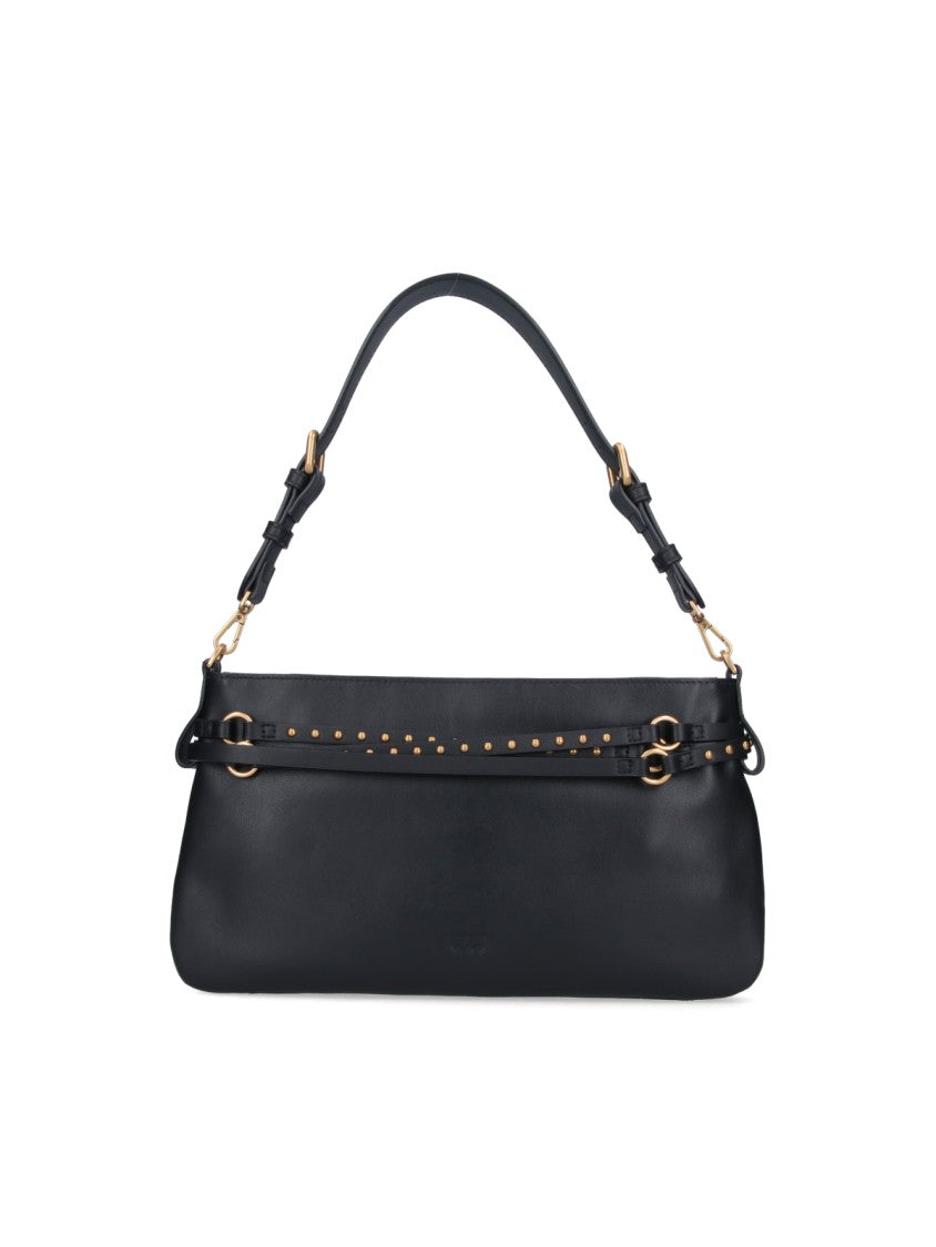 Pinko "Belt Bag" Medium Shoulder Bag – Black
