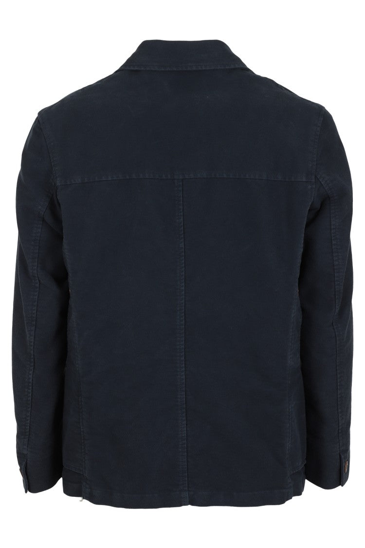 Capalbio Single-Breasted Fustian Jacket